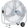 Global Equipment 36" Mobile Tilt Drum Blower Fan - Outdoor Rated - 12241 CFM - 1/2 HP HVD-36M